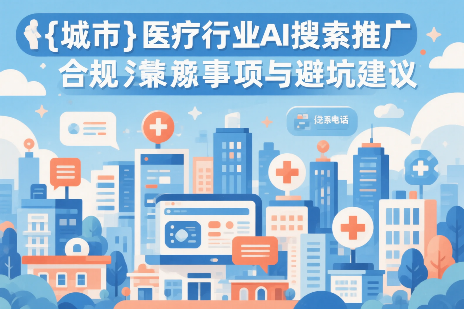 通辽医疗行业AI搜索推广合规注意事项与避坑建议