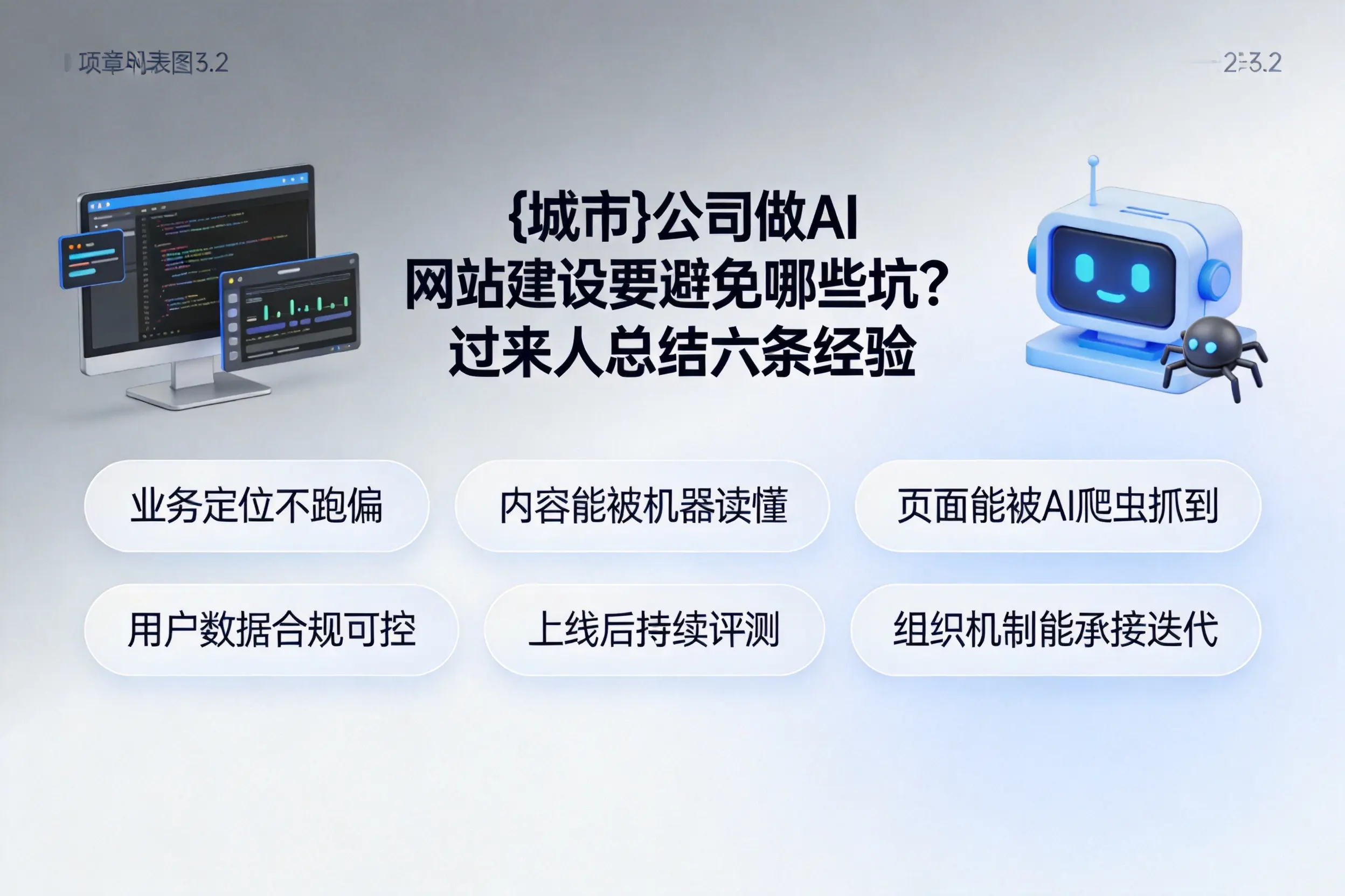 通辽公司做AI网站建设要避免哪些坑？过来人总结六条经验