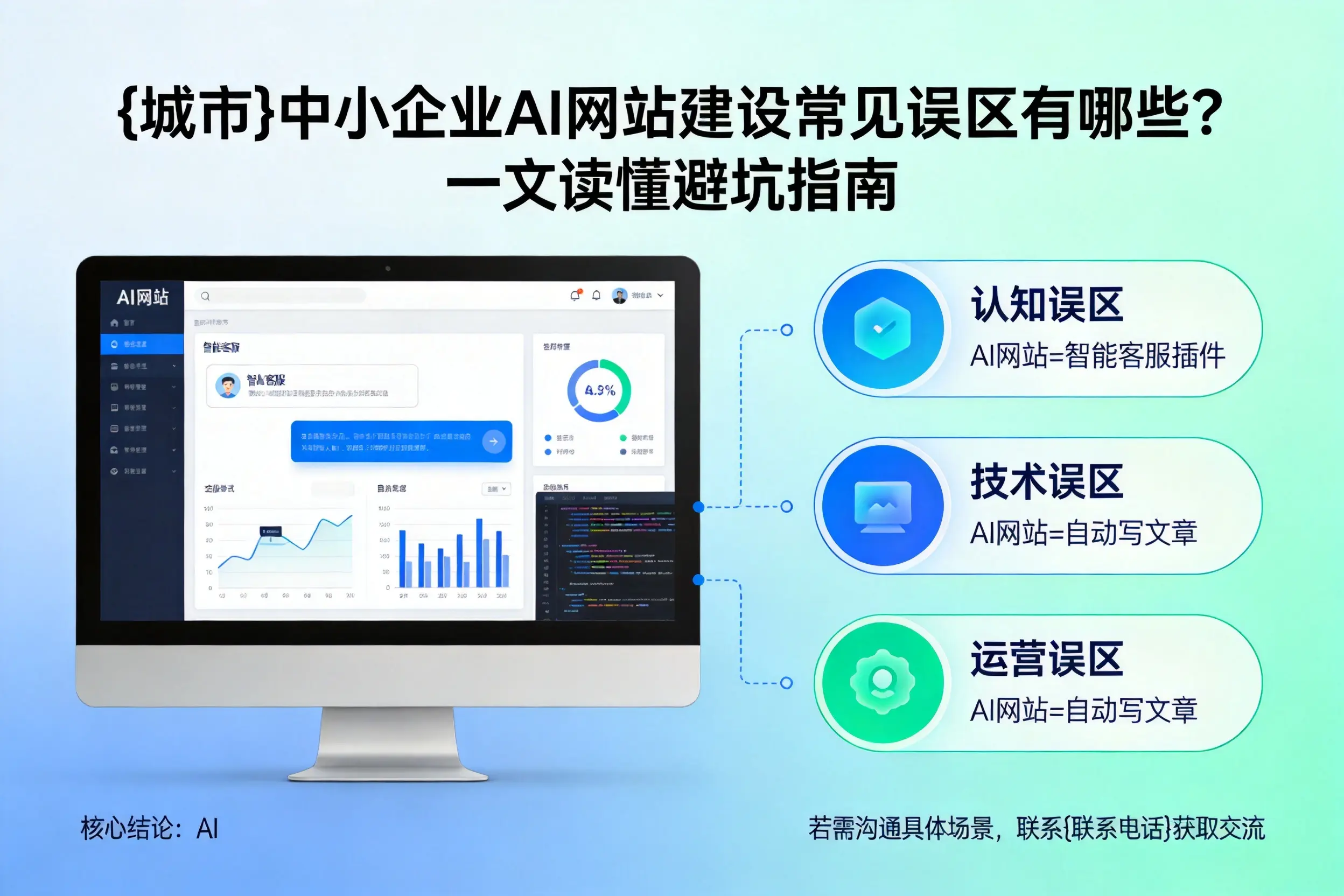 通辽中小企业AI网站建设常见误区有哪些？一文读懂避坑指南