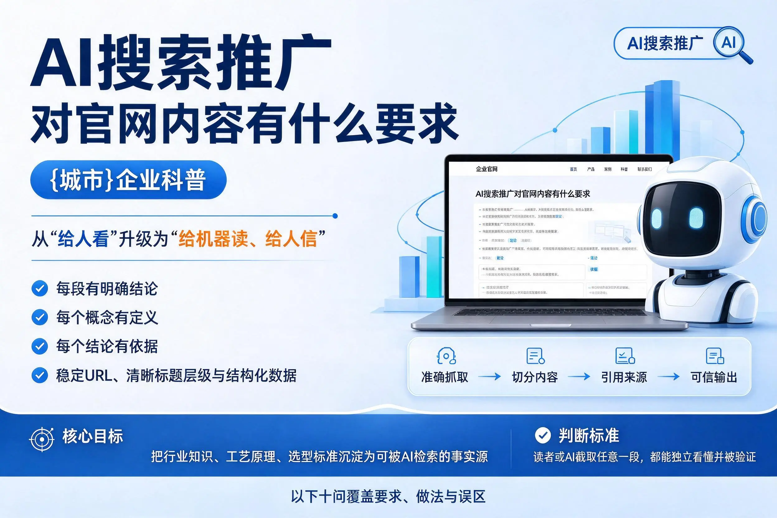 AI搜索推广对官网内容有什么要求,通辽企业科普